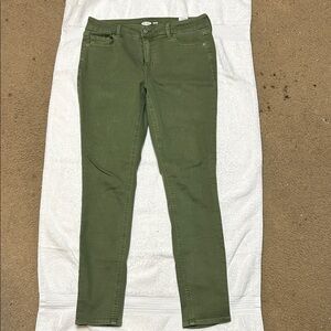 Old Navy Women's Rockstar Super Skinny Jeans in Green